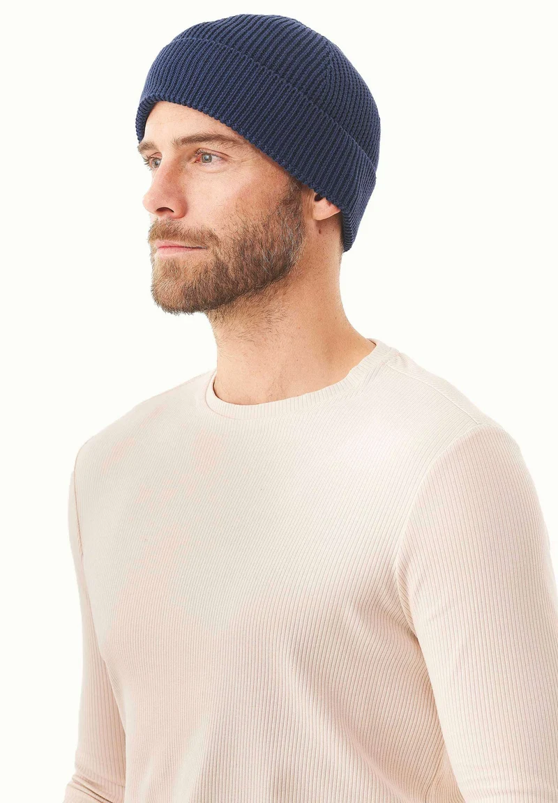 Unisex Strick-Beanie aus Bio-Baumwolle