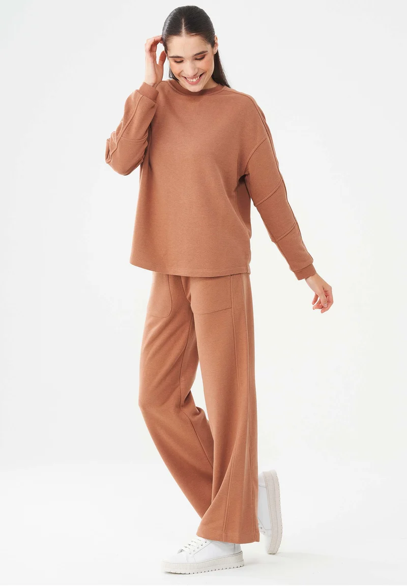 Sweathose aus Bio-Baumwolle & Modal mit recyceltem Polyester