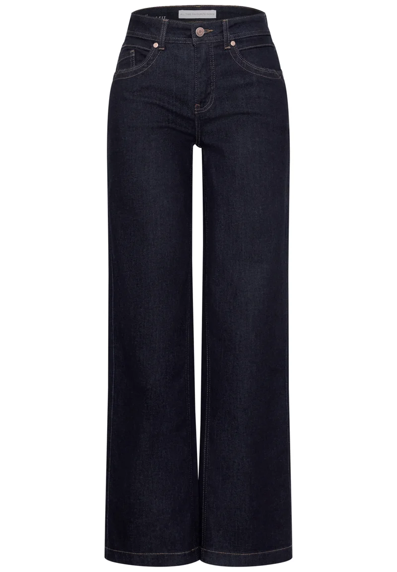 QR Style Emee Wide Leg,hw,rins, Rinse Soft Washed
