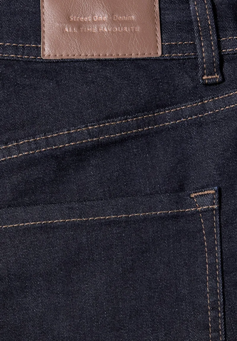 QR Style Emee Wide Leg,hw,rins, Rinse Soft Washed