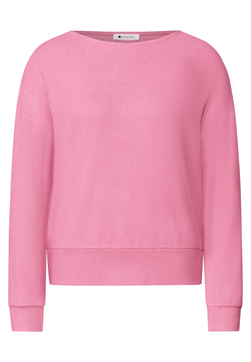 LTD QR soft shirt w.bottom cuf, warm blush mel.