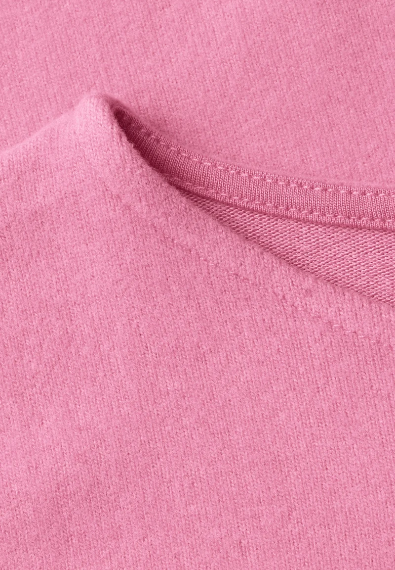LTD QR soft shirt w.bottom cuf, warm blush mel.