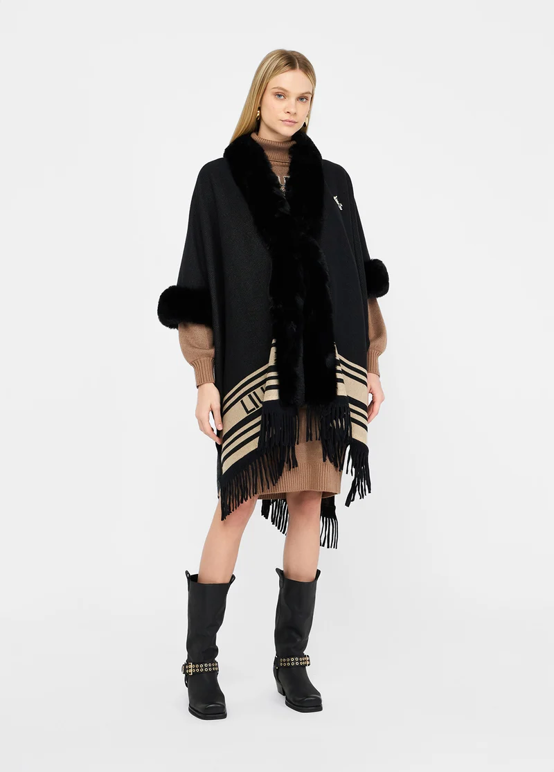 Poncho with Logo