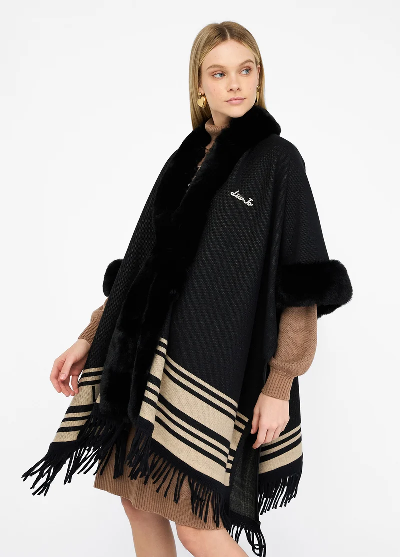 Poncho with Logo