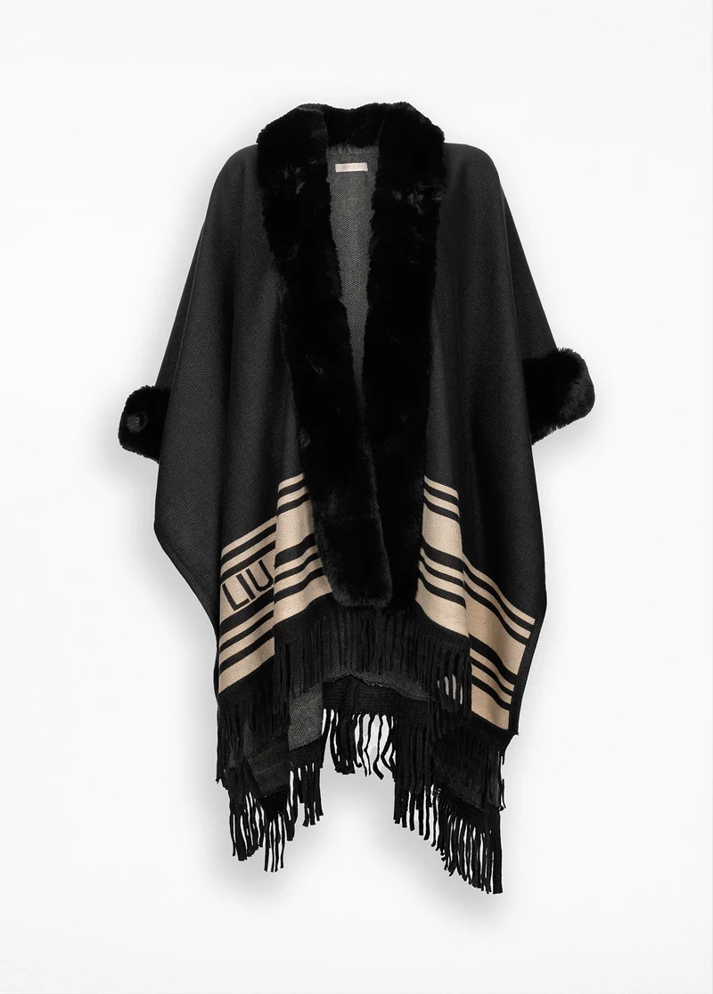 Poncho with Logo