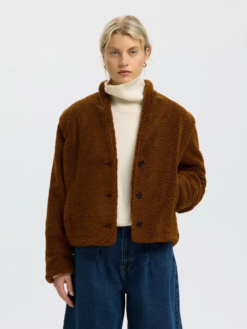 SLWISABEL TEDDY JACKET, Monks Robe