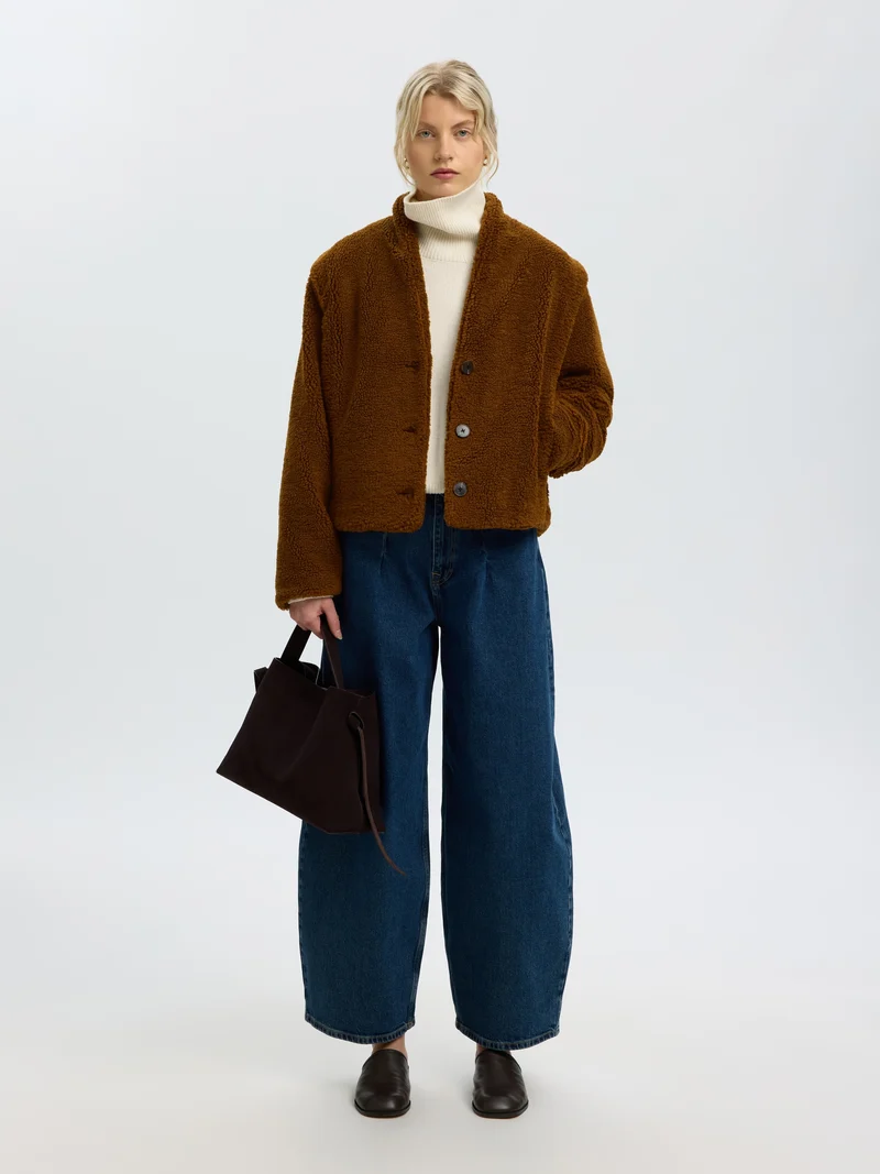SLWISABEL TEDDY JACKET, Monks Robe