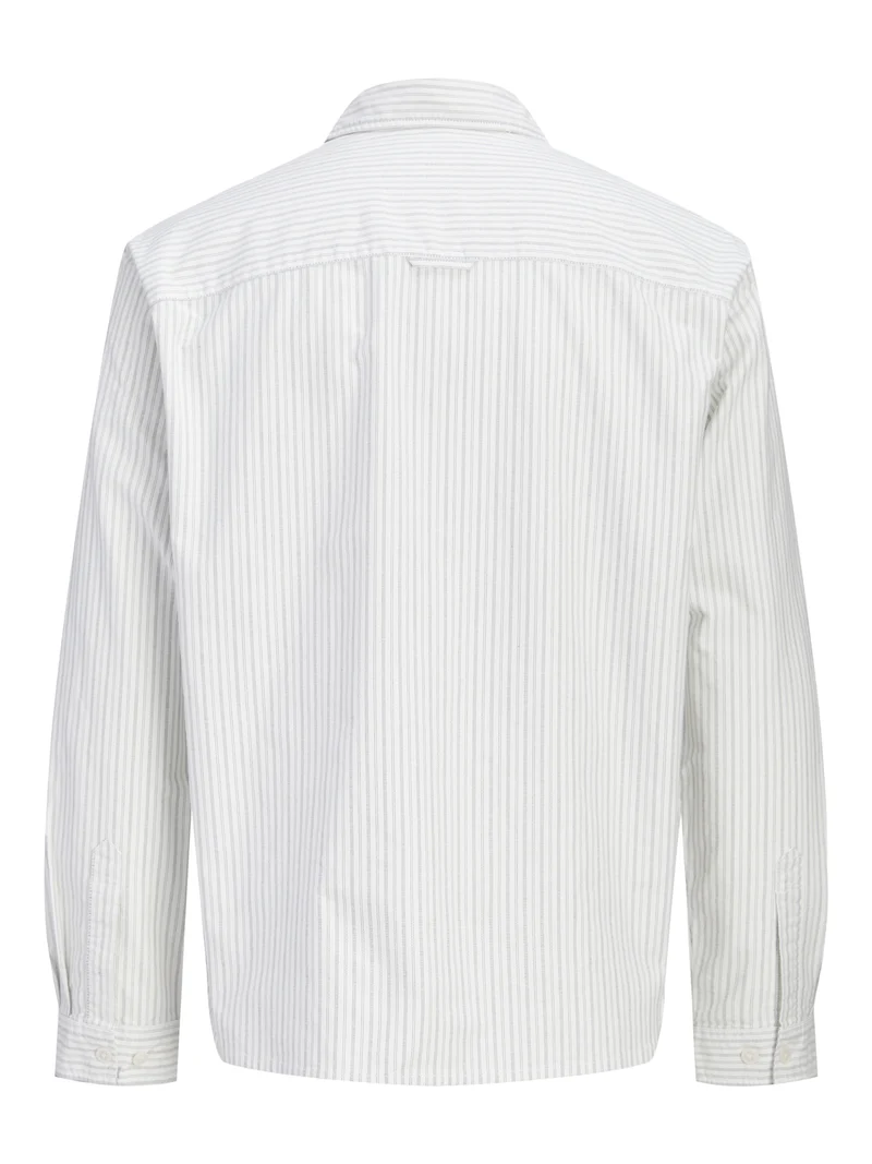 JORFREDERIKSBERG OXFORD SHIRT LS SN, Snow White/STRIPES