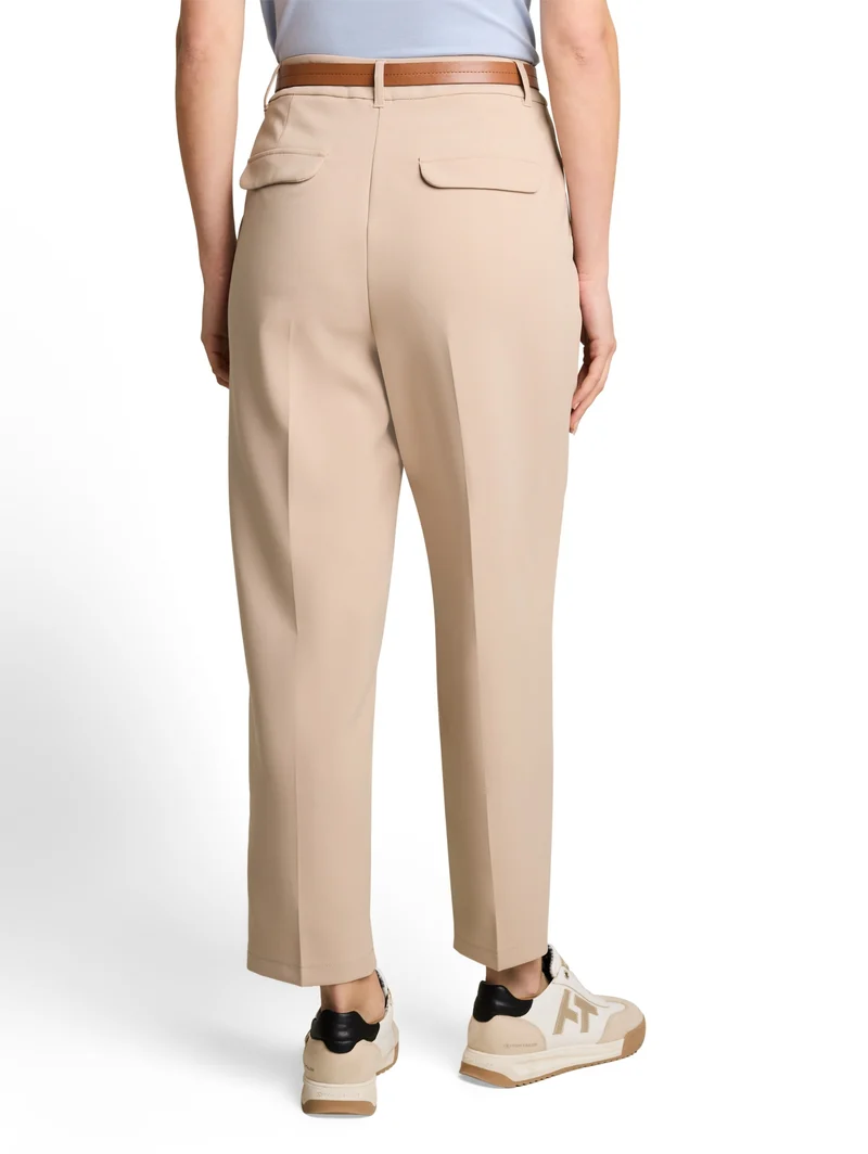 tailored loose fit pants, Gravel Beige
