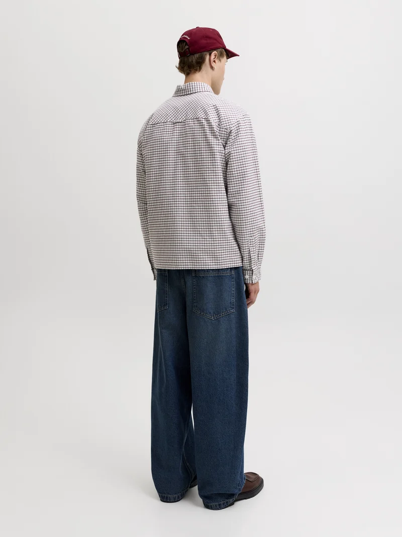 JORFREDERIKSBERG OXFORD SHIRT LS SN, Chocolate Truffle/CHECKS