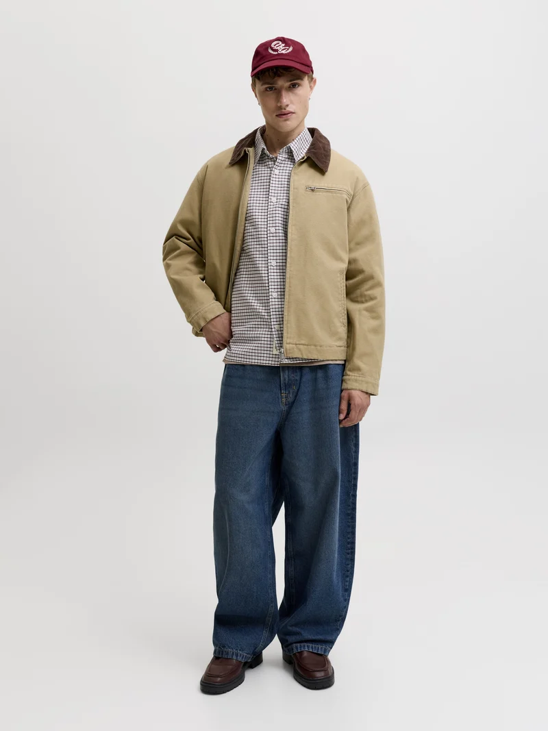 JORFREDERIKSBERG OXFORD SHIRT LS SN, Chocolate Truffle/CHECKS