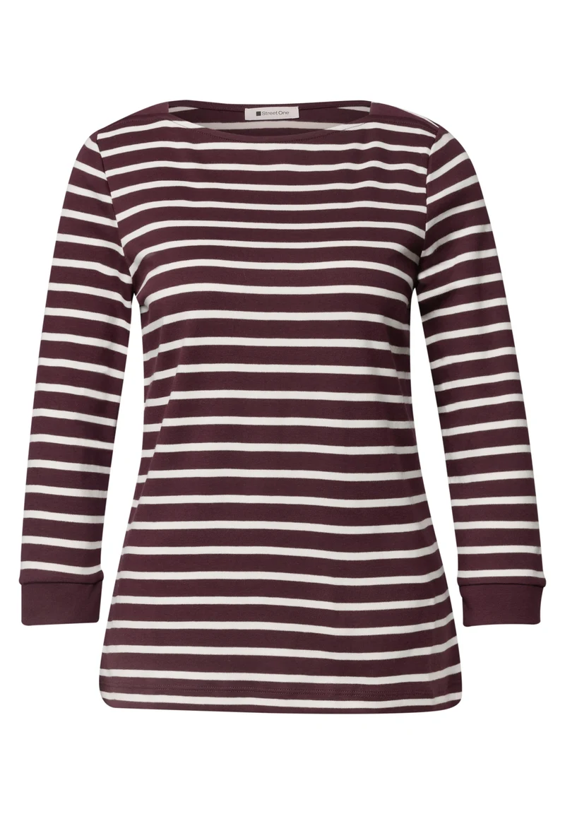LTD QR basic yds u-boat shirt, rustic rouge
