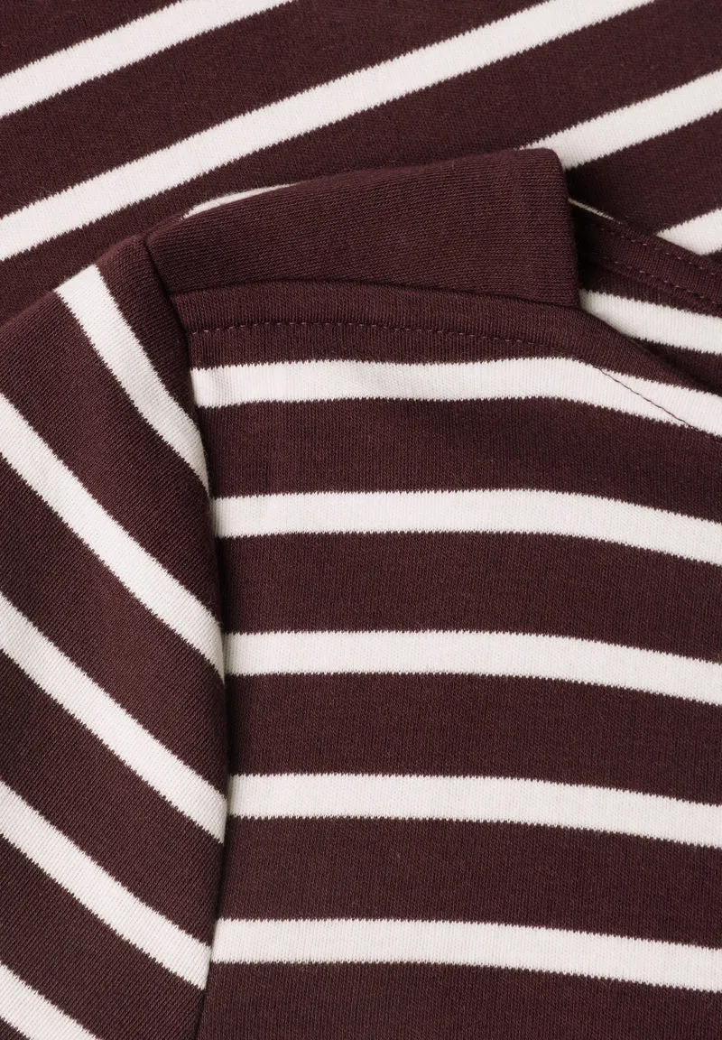 LTD QR basic yds u-boat shirt, rustic rouge