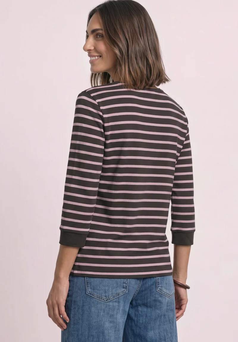 LTD QR basic yds u-boat shirt, vintage blush