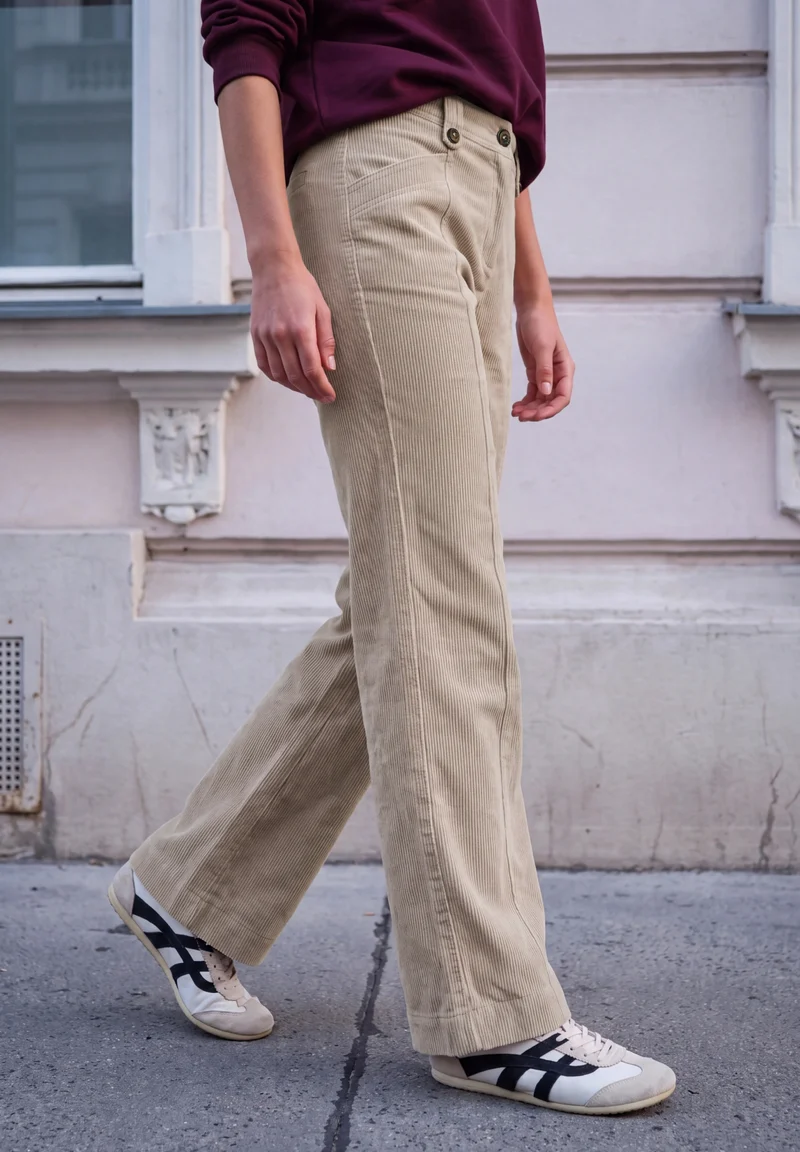 Studio_Style Luca Wide Leg Cor, biscuit sand