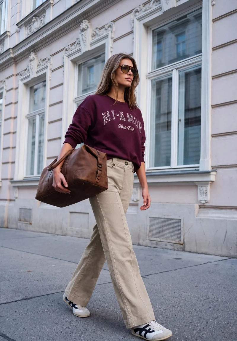 Studio_Style Luca Wide Leg Cor, biscuit sand