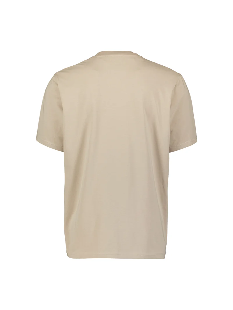 T-Shirt Crewneck Solid Basic Stretch, Cement