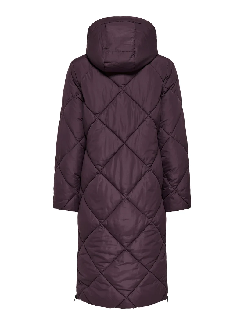 ONLMAGGI LONG HOOD PUFFER CC OTW, Fudge