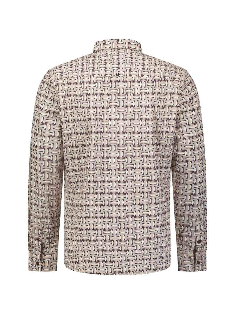 Shirt Allover Printed, Stone