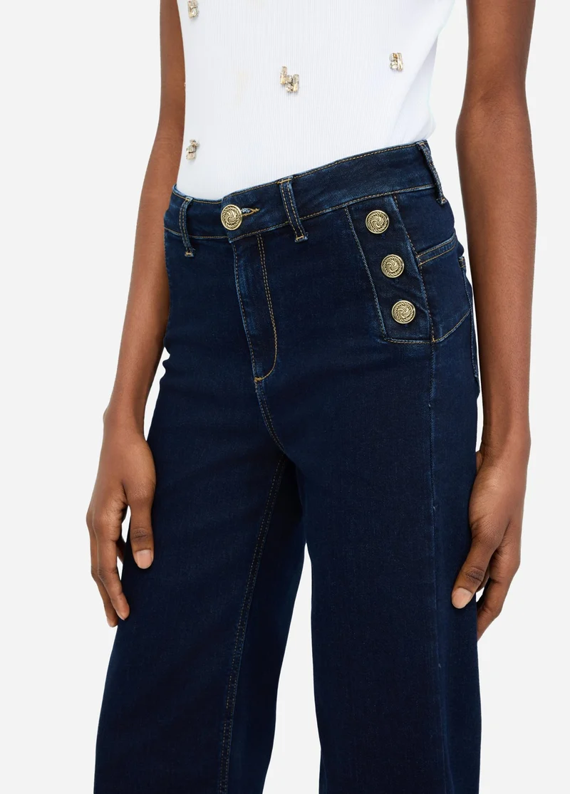 Bottom Up Flared Jeans