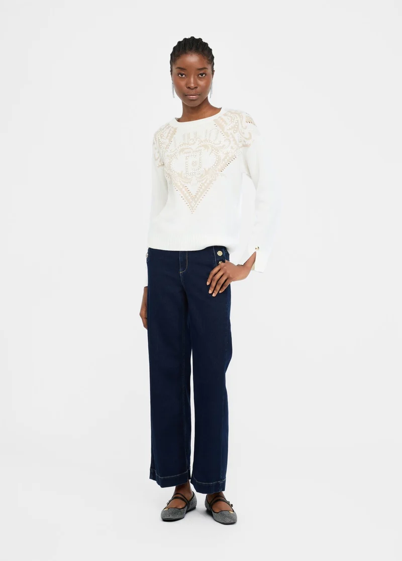 Bottom Up Flared Jeans