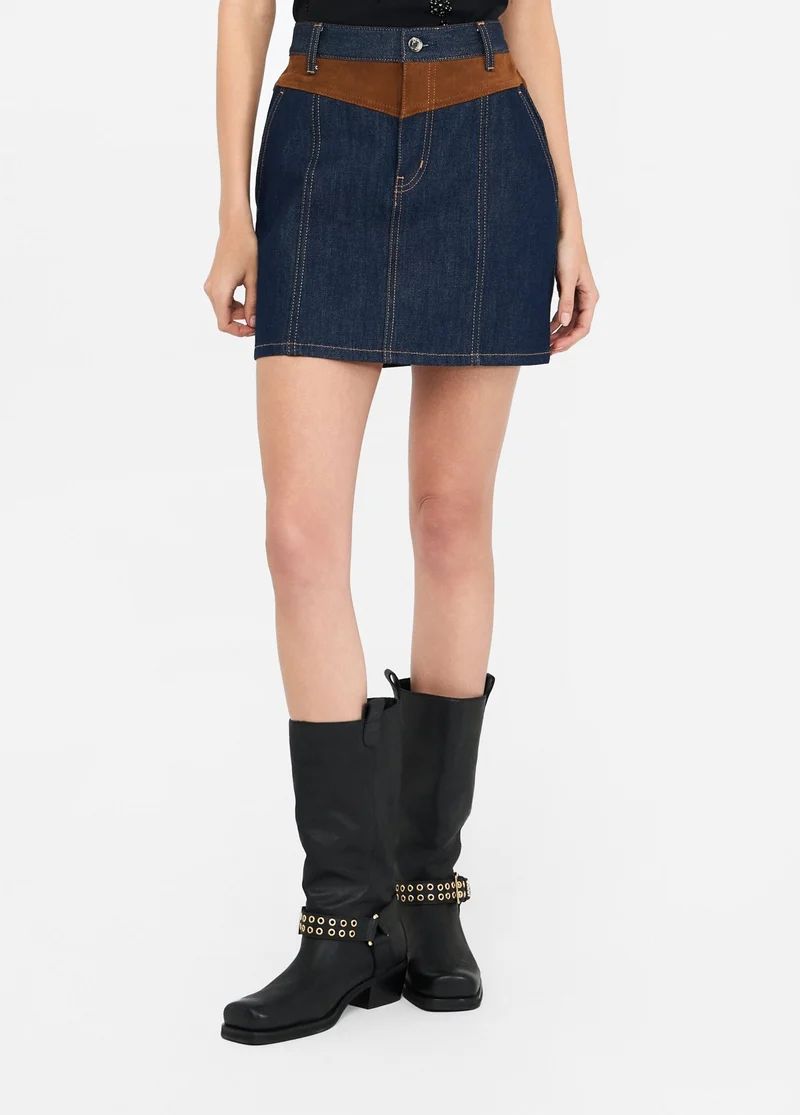 Liu Jo Better Denim Miniskirt
