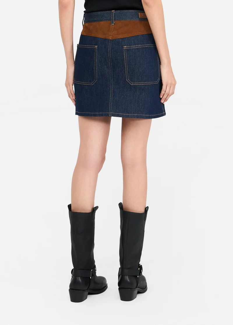 Liu Jo Better Denim Miniskirt