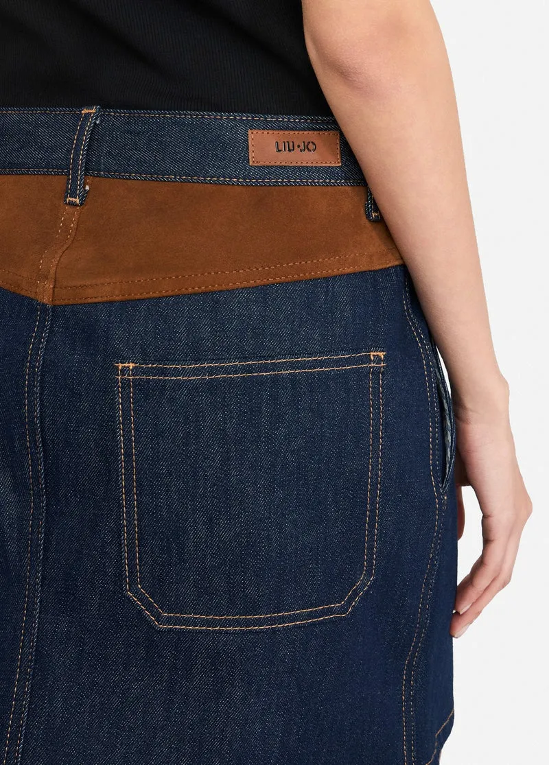 Liu Jo Better Denim Miniskirt