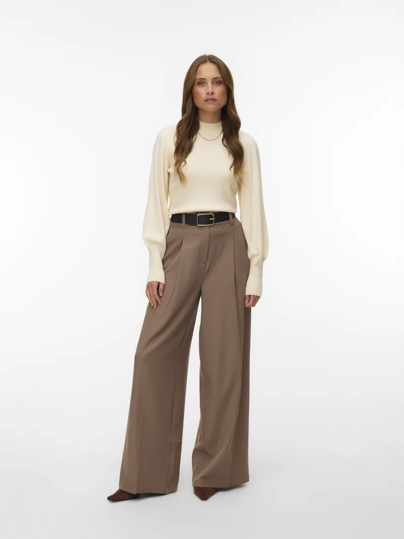 VMHOLLYKARIS LS FUNNELNECK PULLOVER, Birch