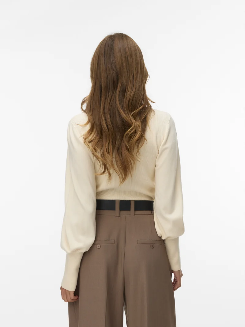 VMHOLLYKARIS LS FUNNELNECK PULLOVER, Birch