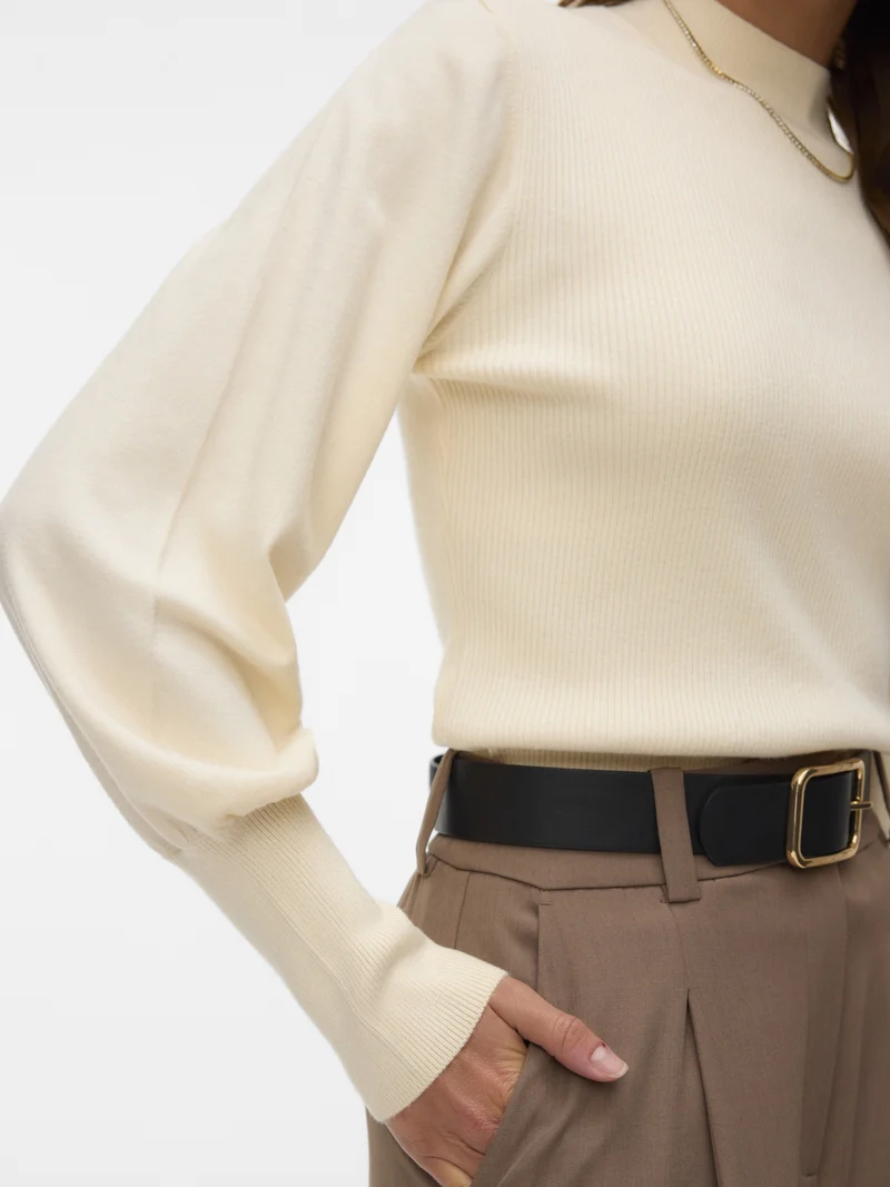 VMHOLLYKARIS LS FUNNELNECK PULLOVER, Birch
