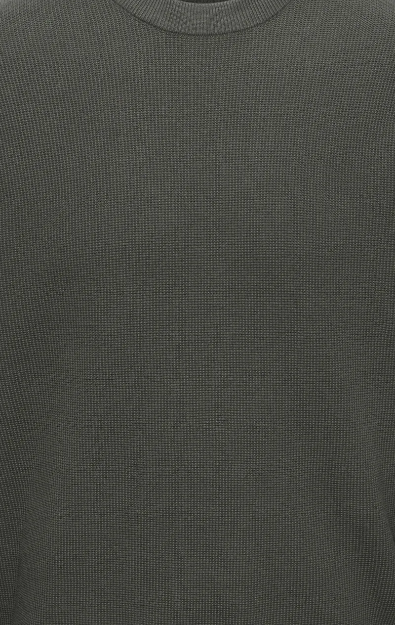 ONSTONY RLX 12 LS WAFFLE CREW KNIT, Beluga