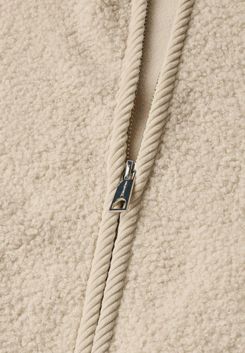 Short Teddy Vest w. Corduroy D, soft fawn beige