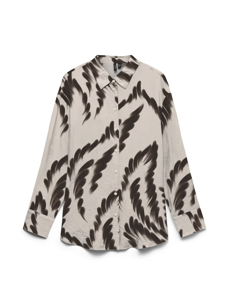 VMJOSS MAYA LS SHIRT WVN, Pumice Stone/Maya