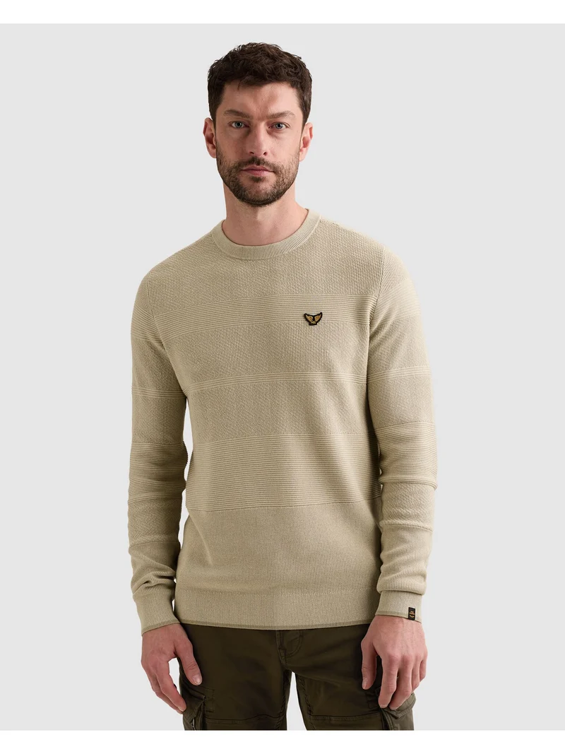 R-neck cotton modal structure, Abbey Stone