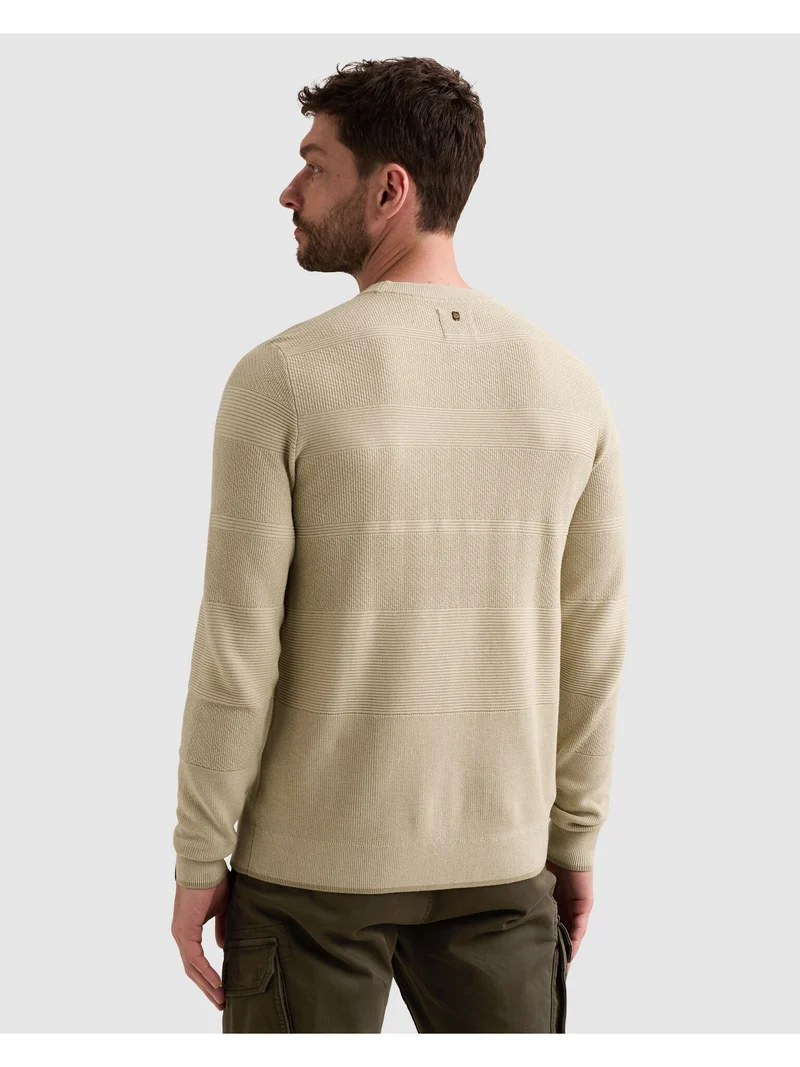 R-neck cotton modal structure, Abbey Stone