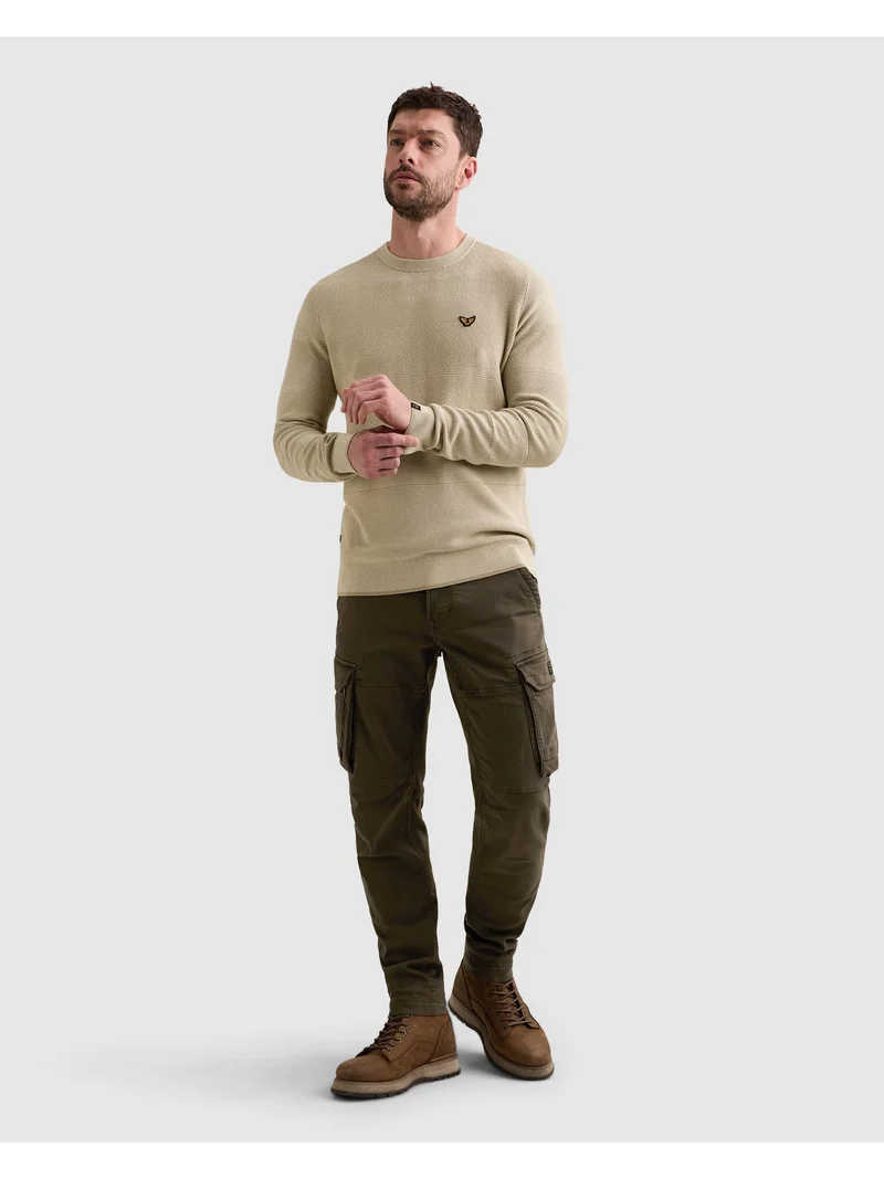 R-neck cotton modal structure, Abbey Stone
