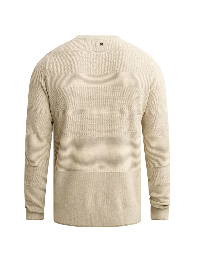 R-neck cotton modal structure, Abbey Stone