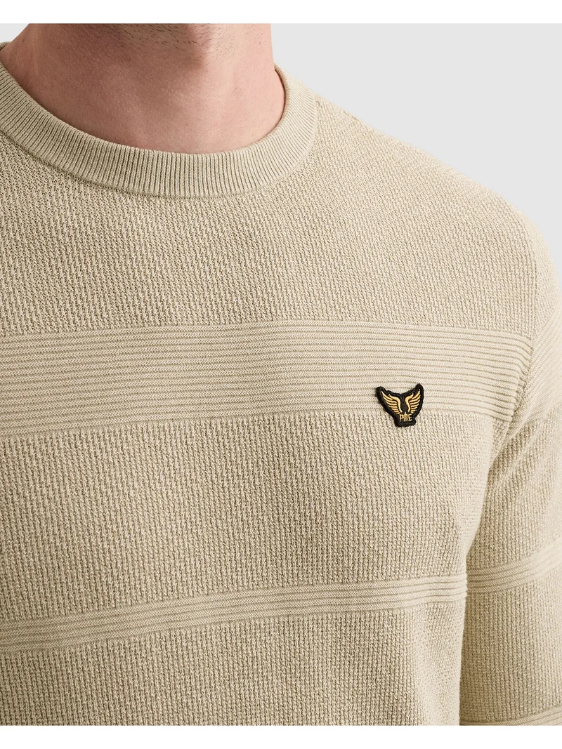 R-neck cotton modal structure, Abbey Stone