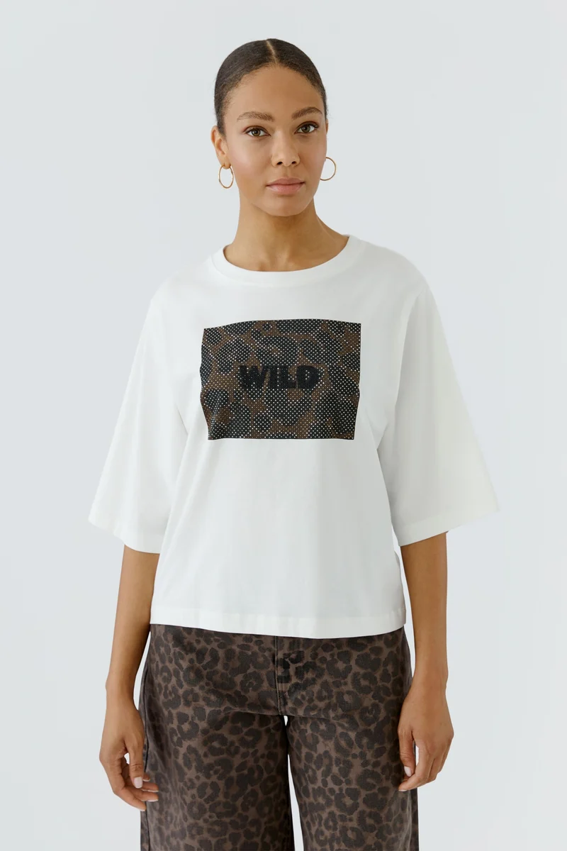 T-Shirt, cloud dancer