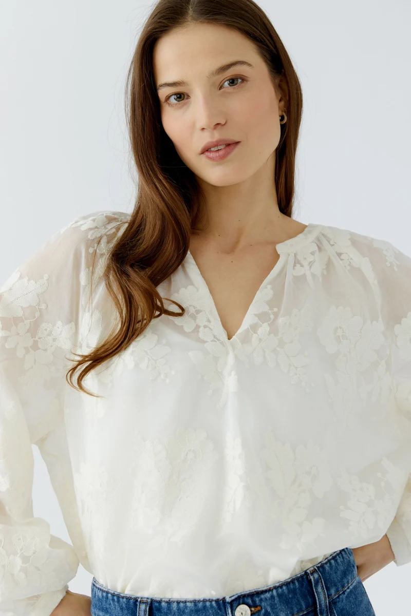 Bluse, eggnog
