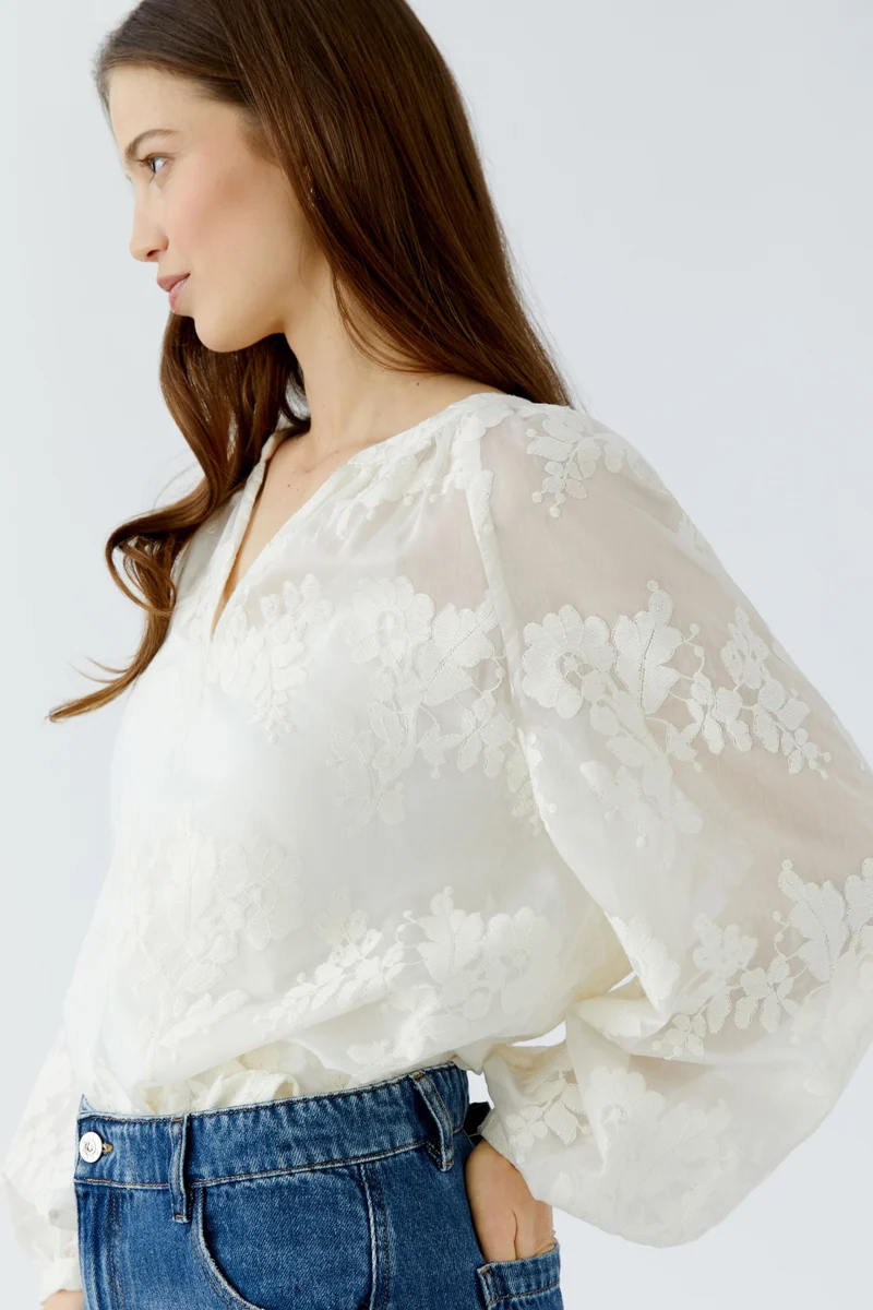 Bluse, eggnog