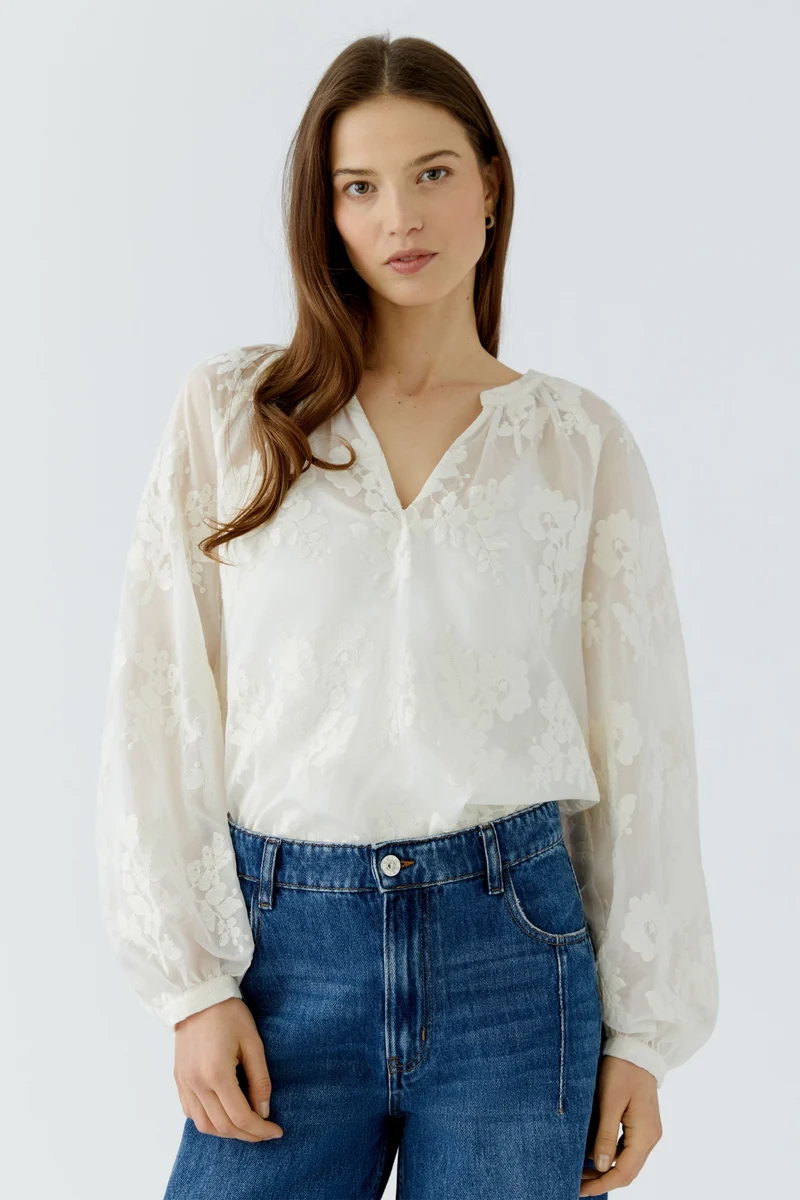 Bluse, eggnog