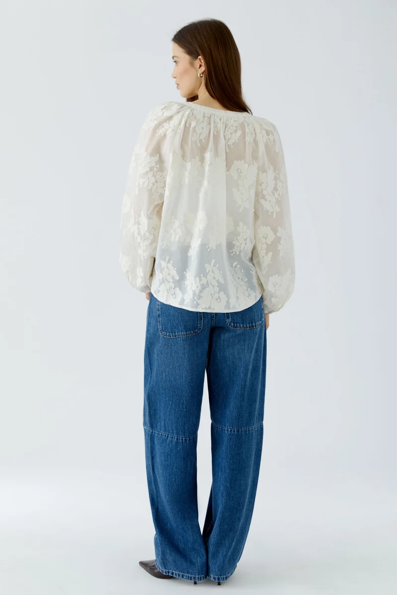 Bluse, eggnog