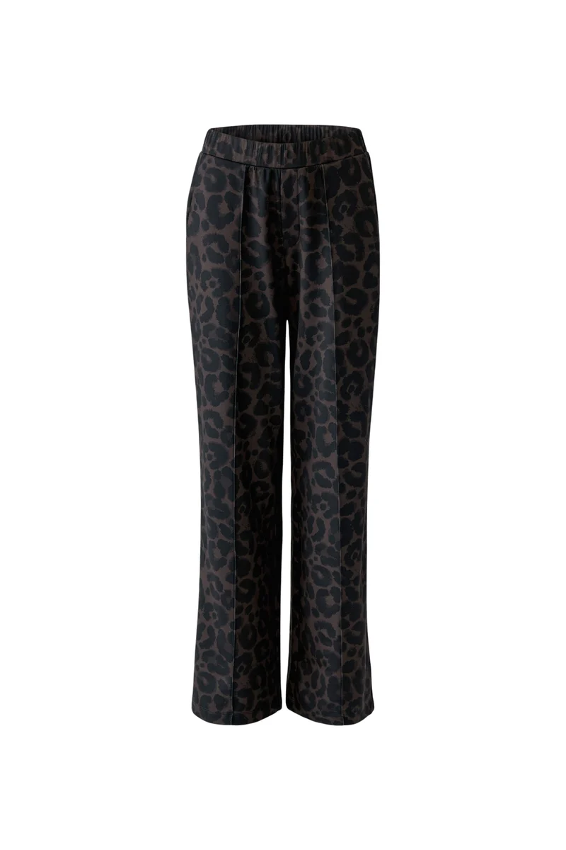 Hose, dk brown grey