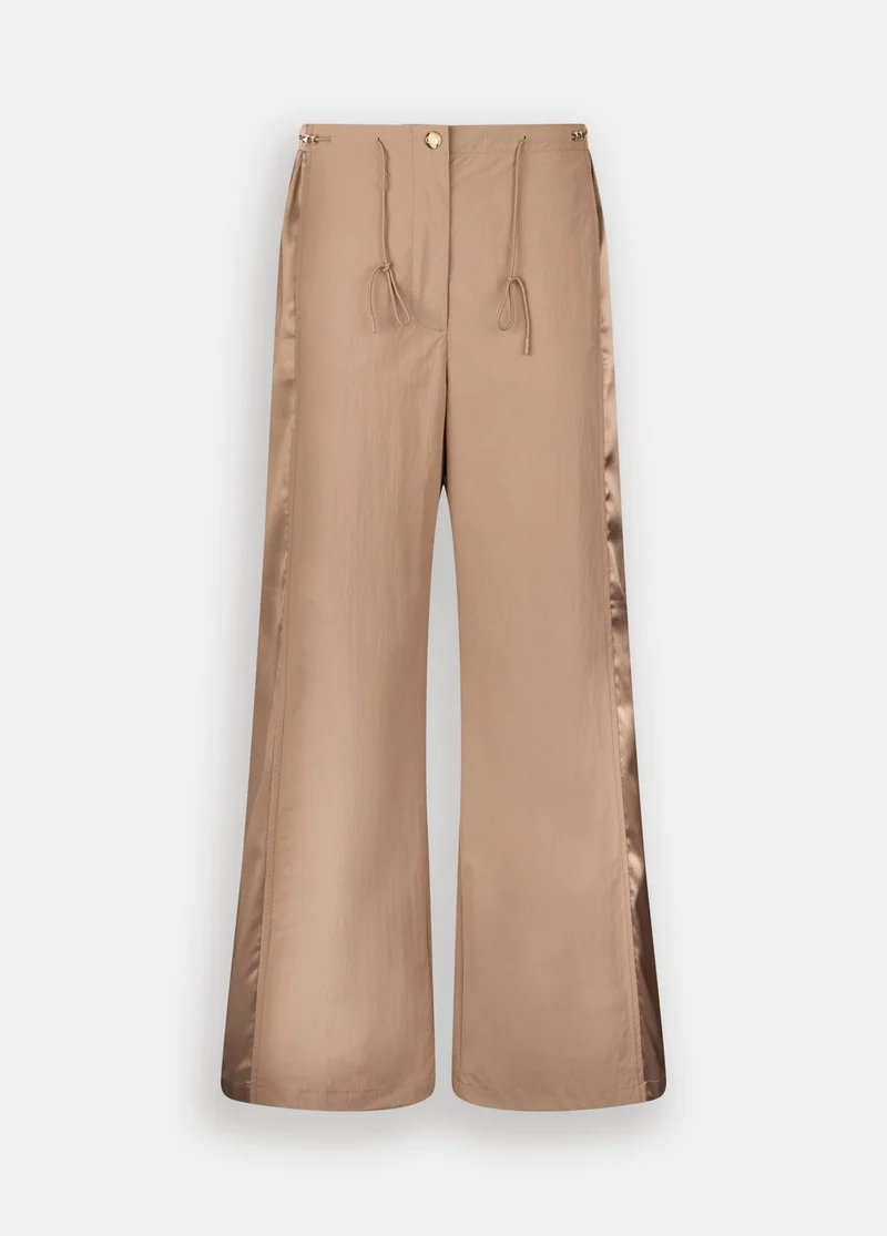 Nylon and Satin Jogging Trousers