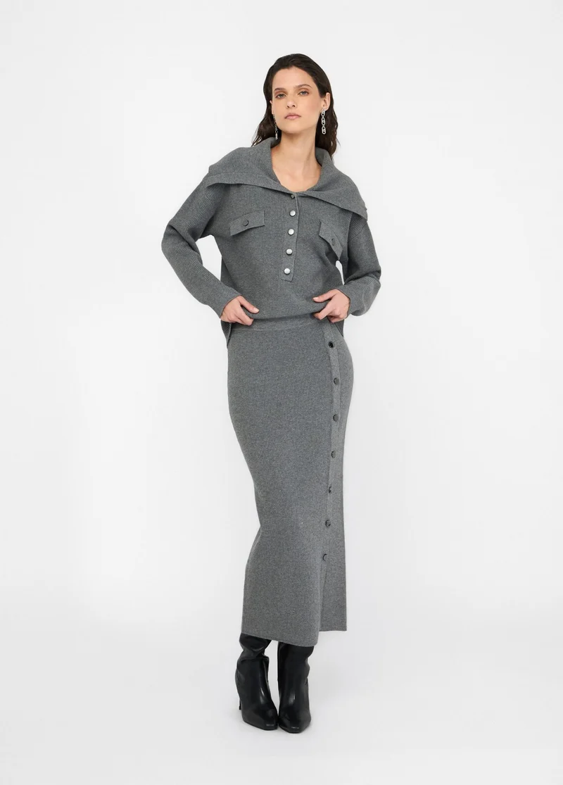 Long Mesh Skirt