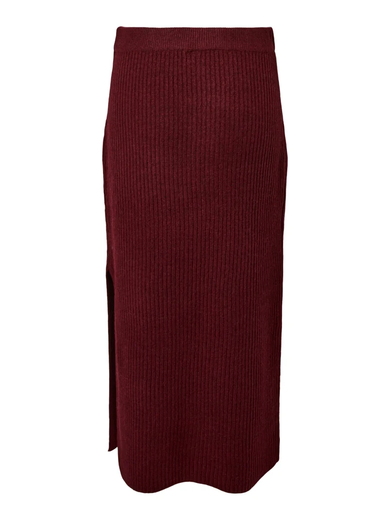 PCAVA ANK PENCIL KNIT SKIRT, Winetasting