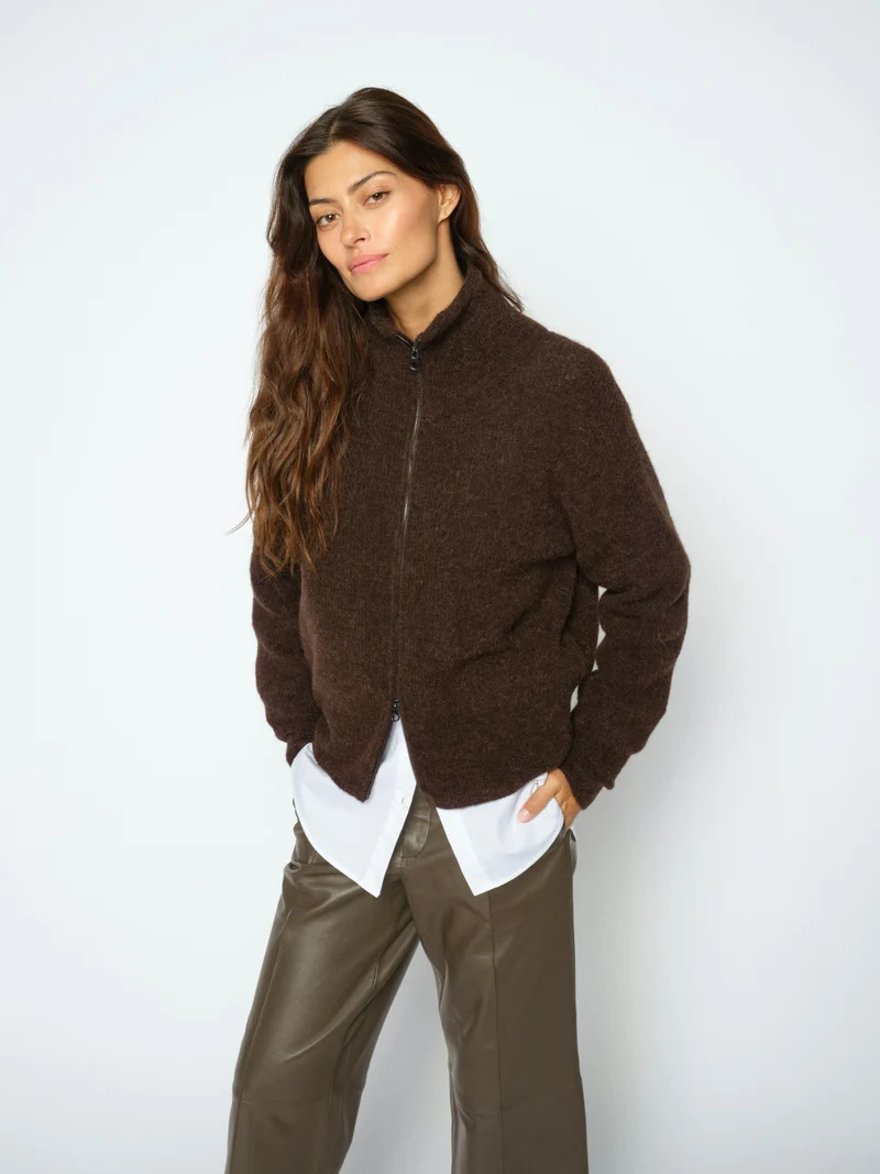 MMThora Knit Zip Cardigan
