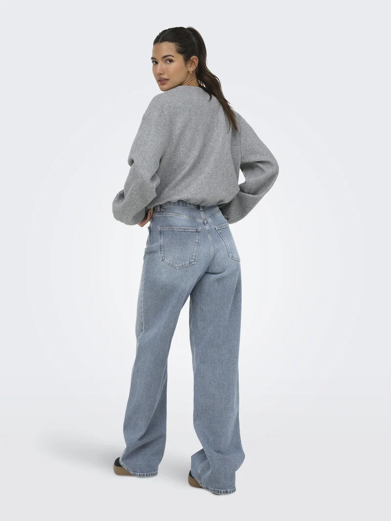 ONLJUICY HW WIDE LEG DNM DOT661, Special Blue Grey Denim